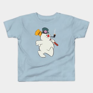 Frosty Got Himself A Real Pipe Kids T-Shirt